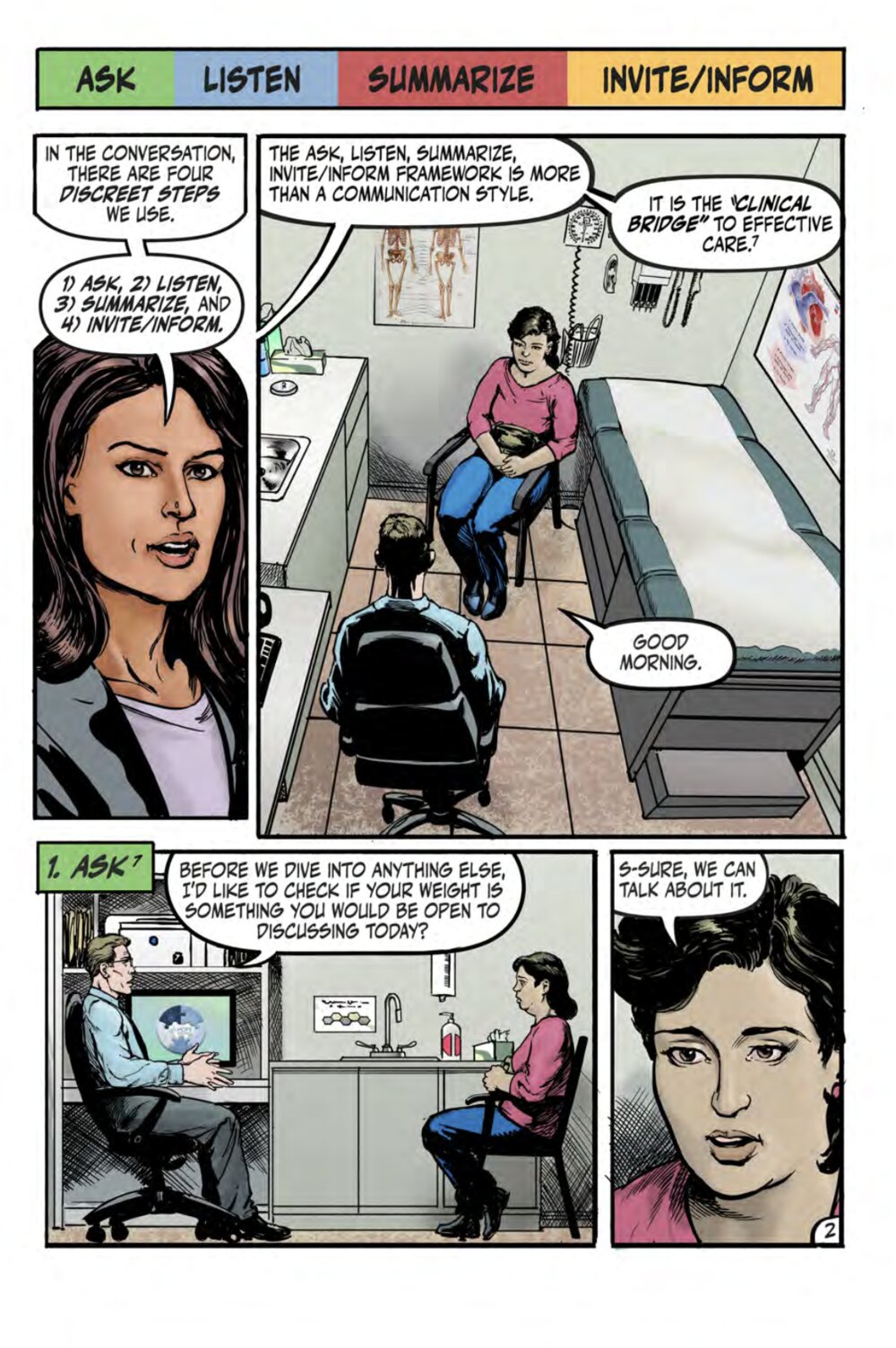 HOPE physician-education comic — page 1